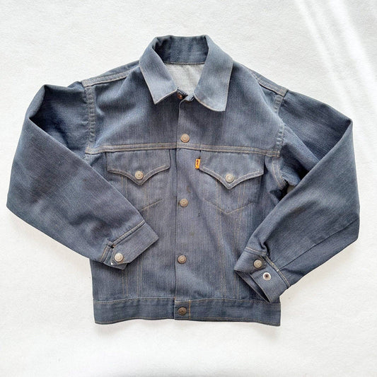 Levi’s Orange Tab Jean Jacket - Yellow Clover Vintage Kids Clothes