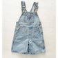 Vintage Guess Light Wash Patch Logo Overalls - Yellow Clover Vintage Kids Clothes