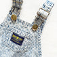 Vintage OshKosh Acid Wash Hickory Stripe Overalls - Yellow Clover Vintage Kids Clothes