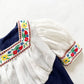 Vintage Jodeen Originals 70s Folk Style Girls Dress - Yellow Clover Vintage Kids Clothes