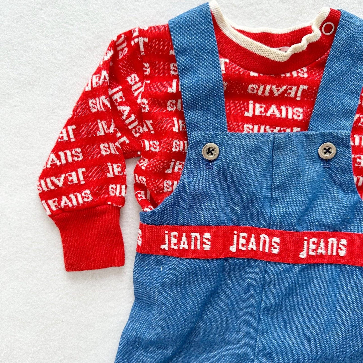 Healthtex Jeans Spell Out Top and Overalls