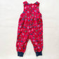 Vintage Gymboree Leaf Print Girls Romper