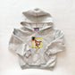 Tigger Football Embroidered Hooded Sweatshirt - Yellow Clover Vintage Kids Clothes