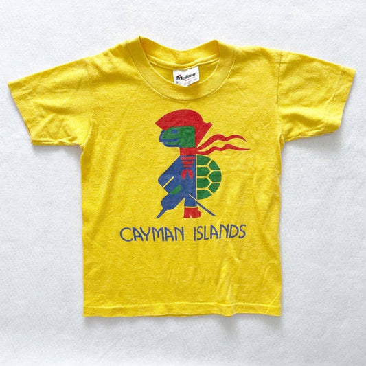 Vintage Cayman Islands Single Stitch Kids Tee