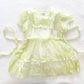 Asfahl 60s Green Sheer Dress - Yellow Clover Vintage Kids Clothes
