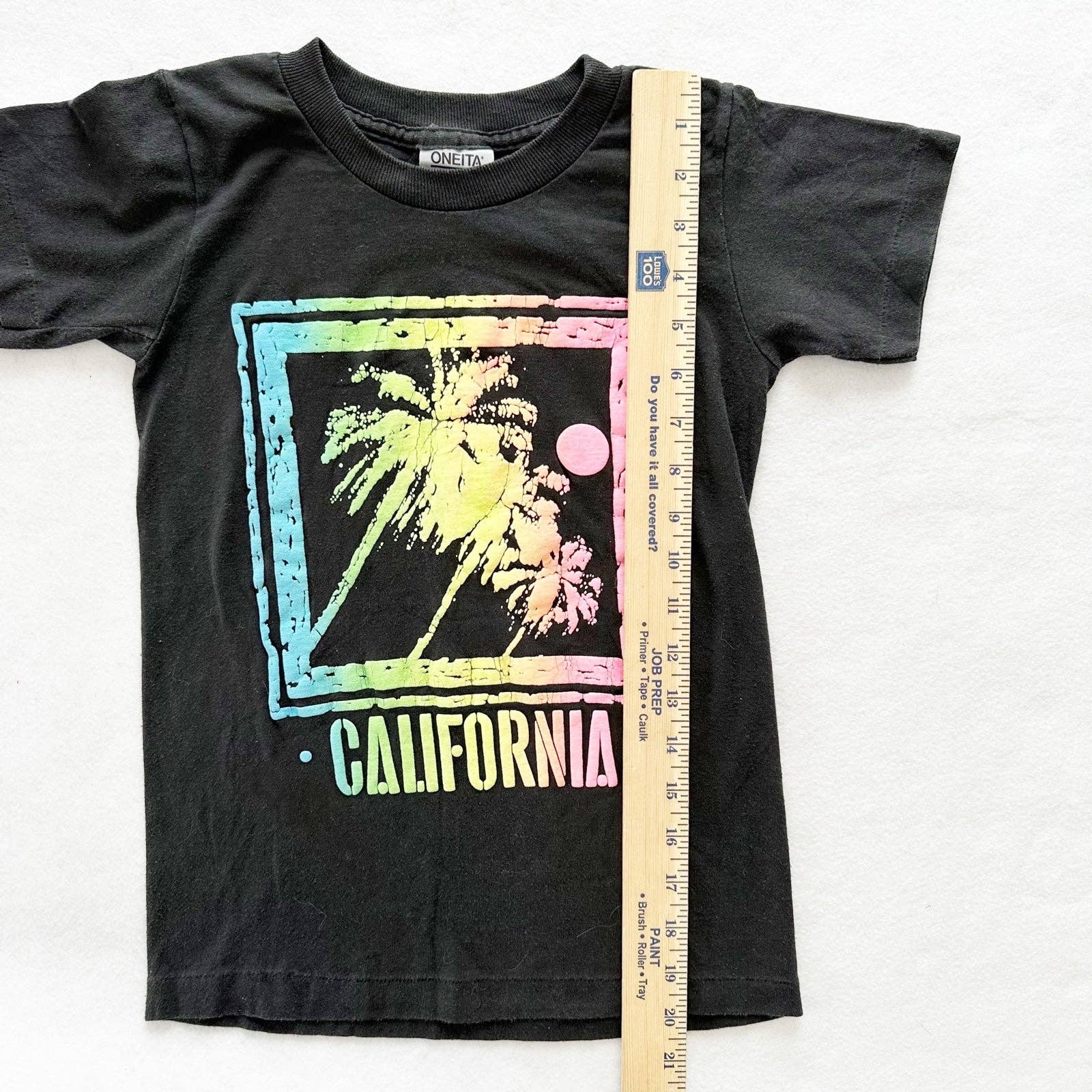 California Graphic Tee Shirt - Yellow Clover Vintage Kids Clothes