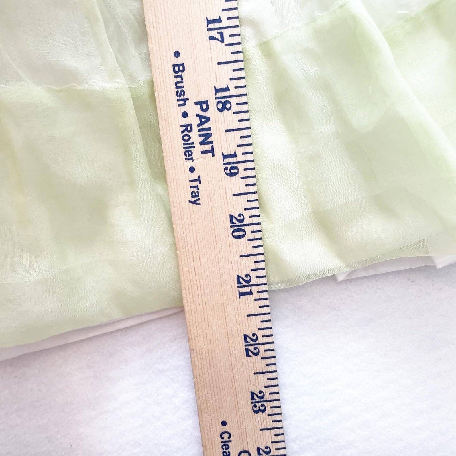 Asfahl 60s Green Sheer Dress - Yellow Clover Vintage Kids Clothes