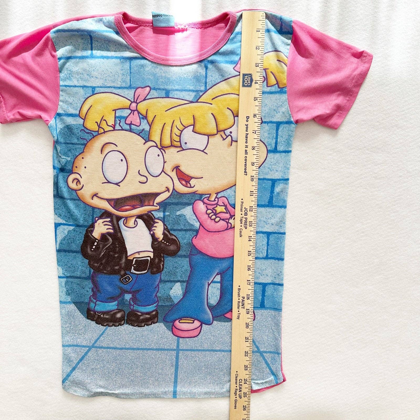 Nickelodeon Rugrats Nightgown - Yellow Clover Vintage Kids Clothes