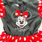 Vintage Disney Character Fashions Minnie Mouse Dress: 4y - Yellow Clover Vintage Kids Clothes
