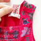 Vintage Gymboree Leaf Print Girls Romper