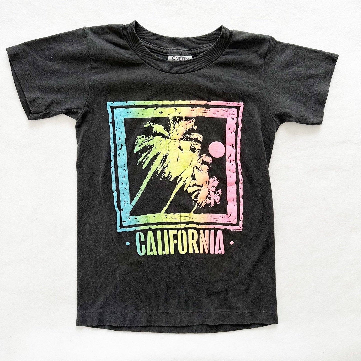 California Graphic Tee Shirt - Yellow Clover Vintage Kids Clothes