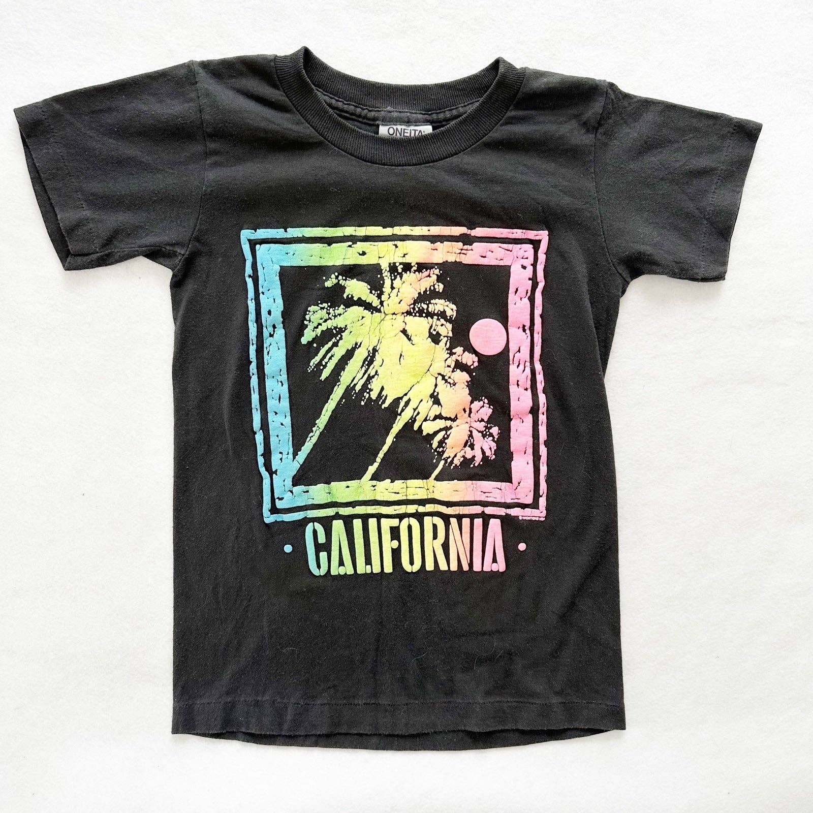 California Graphic Tee Shirt - Yellow Clover Vintage Kids Clothes