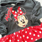 Vintage Minnie Mouse Skirted Hooded Sweatshirt Romper: 2T - Yellow Clover Vintage Kids Clothes