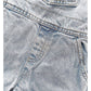 Vintage Guess Light Wash Patch Logo Overalls - Yellow Clover Vintage Kids Clothes