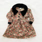 After the Stork Floral Velvet Dress