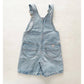 Vintage Guess Light Wash Patch Logo Overalls - Yellow Clover Vintage Kids Clothes
