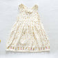Gymboree Flower Pots Print Keyhole Back Dress - Yellow Clover Vintage Kids Clothes