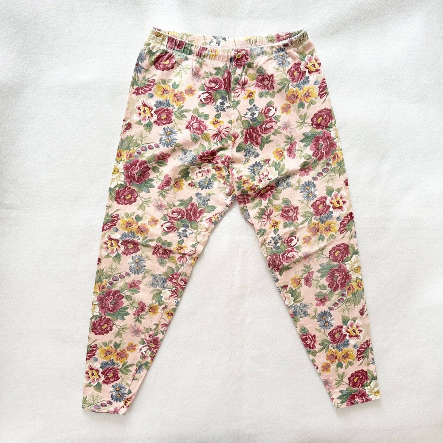Vintage LA Movers Floral Stretch Girls Leggings