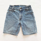 Vintage Levi’s 566 Loose Fit Denim Shorts: 7X - Yellow Clover Vintage Kids Clothes