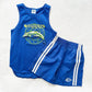 Vintage OshKosh Dolphin Tank Set: 7y - Yellow Clover Vintage Kids Clothes