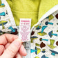 Vintage 2003 Gymboree Mushroom Print Fleece Reversible Vest: 18m