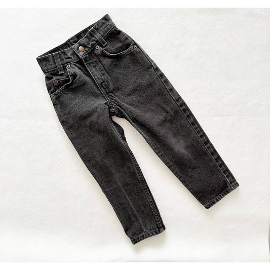 Vintage Black Levi’s Jeans with Orange Tab - Yellow Clover Vintage Kids Clothes